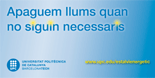imatge missatge apaguem llums